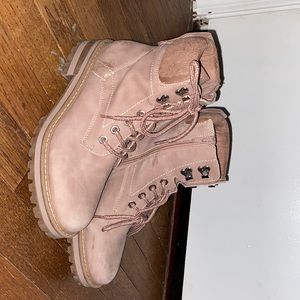 Call it Spring light brown combat boots. Size 7.5